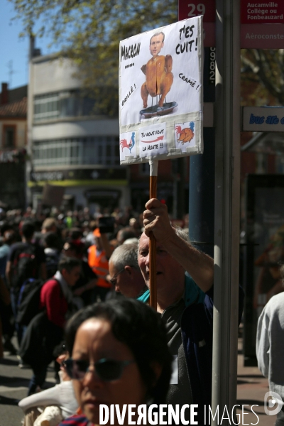 Toulouse : 11eme journee de mobilisation contre la reforme des retraites