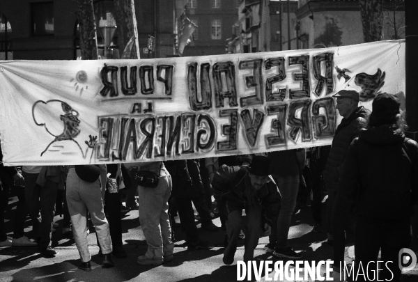 Toulouse : 11eme journee de mobilisation contre la reforme des retraites