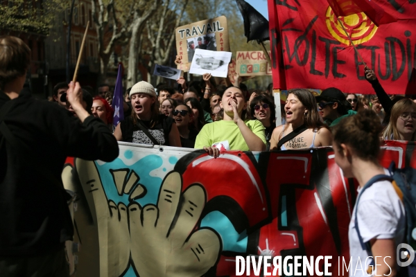 Toulouse : 11eme journee de mobilisation contre la reforme des retraites