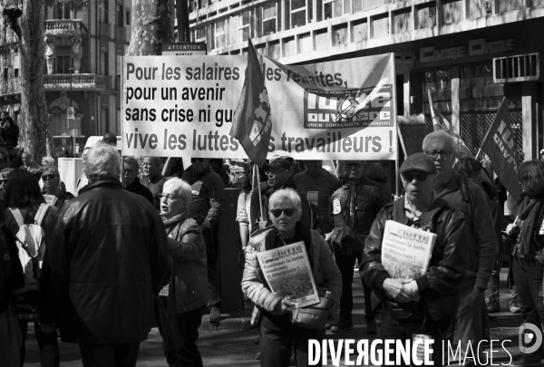 Toulouse : 11eme journee de mobilisation contre la reforme des retraites