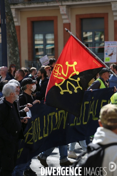 Toulouse : 11eme journee de mobilisation contre la reforme des retraites