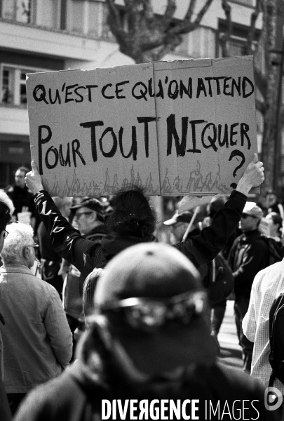 Toulouse : 11eme journee de mobilisation contre la reforme des retraites