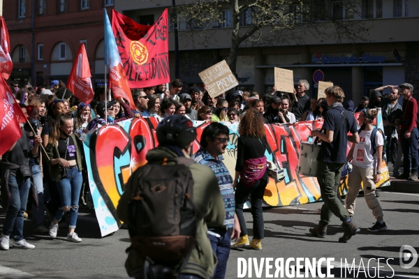 Toulouse : 11eme journee de mobilisation contre la reforme des retraites