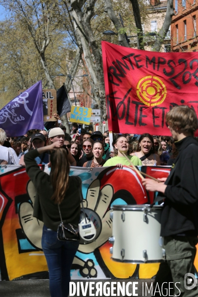 Toulouse : 11eme journee de mobilisation contre la reforme des retraites