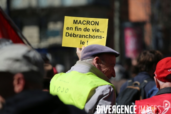 Toulouse : 11eme journee de mobilisation contre la reforme des retraites