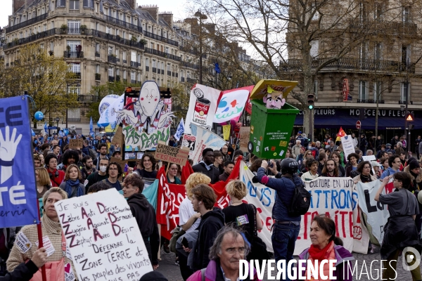 Paris Denfert Rochereau 11eme  jour Retraites