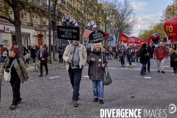 Paris Denfert Rochereau 11eme  jour Retraites