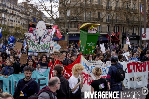 Paris Denfert Rochereau 11eme  jour Retraites