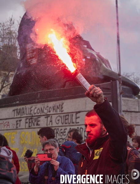 Paris Denfert Rochereau 11eme  jour Retraites