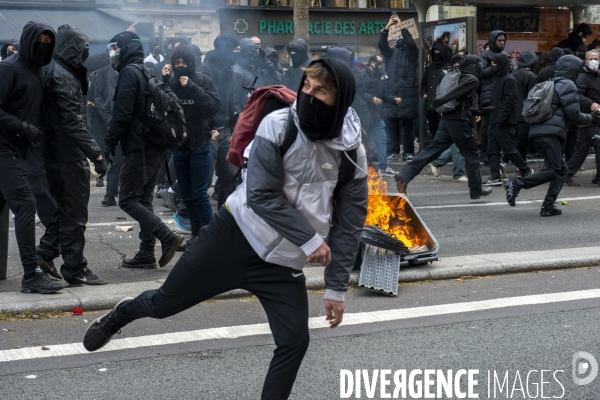 Onzième manifestation contre la réforme des retraites
