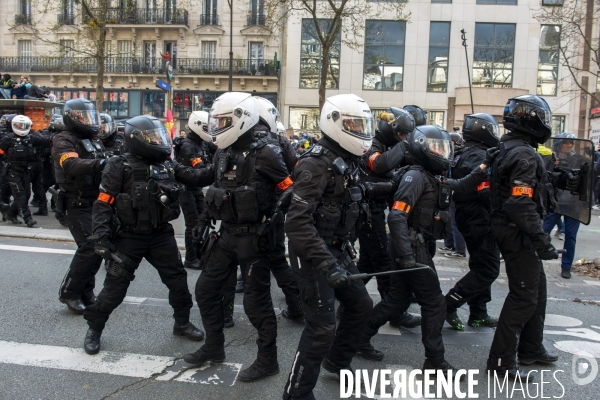 Onzième manifestation contre la réforme des retraites