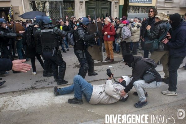 Onzième manifestation contre la réforme des retraites