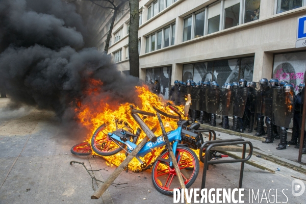 Onzième manifestation contre la réforme des retraites