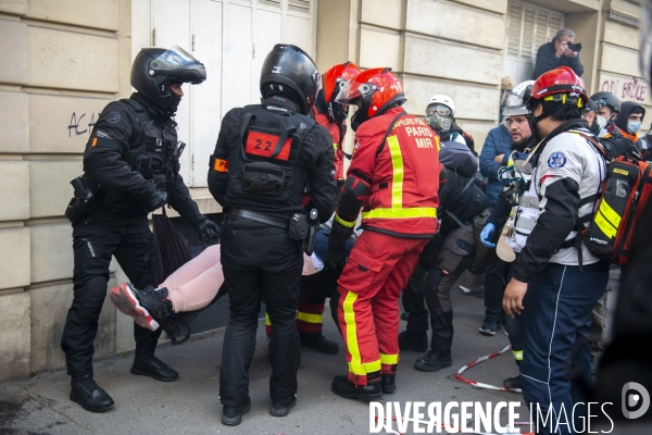 Onzième manifestation contre la réforme des retraites