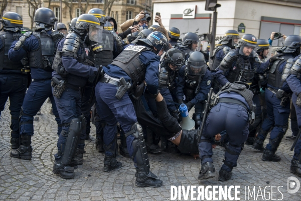 Onzième manifestation contre la réforme des retraites