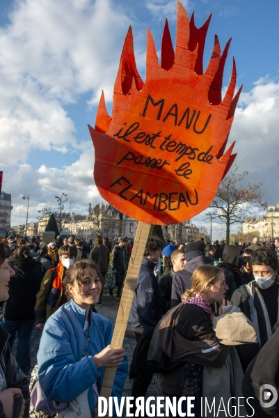 Onzième manifestation contre la réforme des retraites