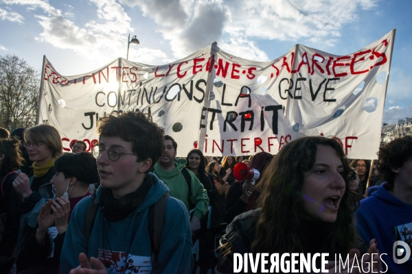 Onzième manifestation contre la réforme des retraites