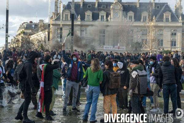 Onzième manifestation contre la réforme des retraites