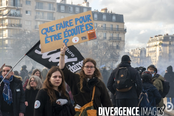 Onzième manifestation contre la réforme des retraites