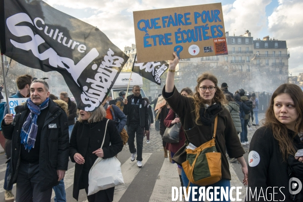 Onzième manifestation contre la réforme des retraites