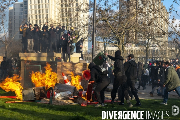 Onzième manifestation contre la réforme des retraites