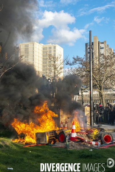 Onzième manifestation contre la réforme des retraites