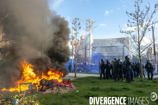 Onzième manifestation contre la réforme des retraites