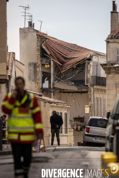 Effondrement d un immeuble de la rue de Tivoli à Marseille