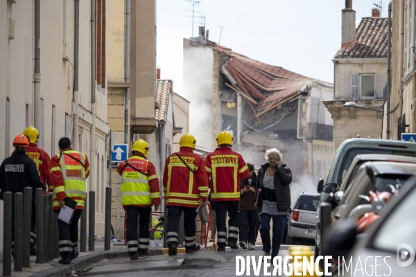 Effondrement d un immeuble de la rue de Tivoli à Marseille