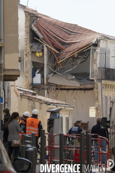 Effondrement d un immeuble de la rue de Tivoli à Marseille