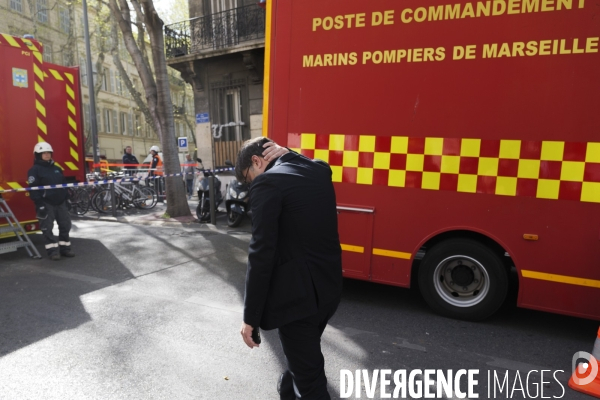 Marseille: Effondrement de la rue Tivoli