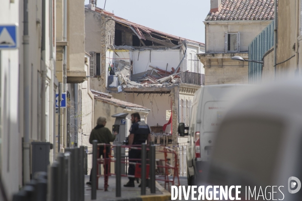 Marseille: Effondrement de la rue Tivoli