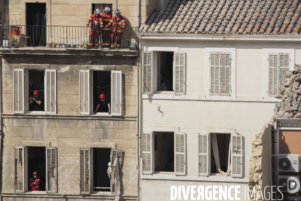 Marseille: Effondrement de la rue Tivoli