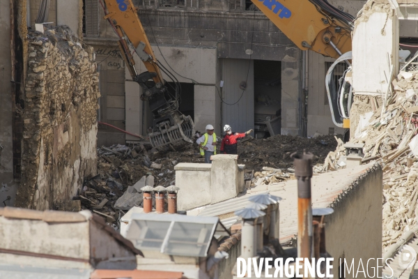 Marseille: Effondrement de la rue Tivoli