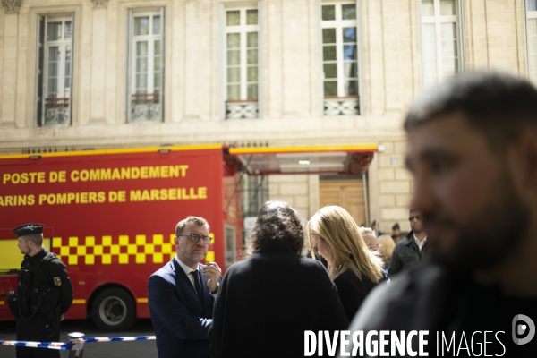 Marseille: Effondrement de la rue Tivoli