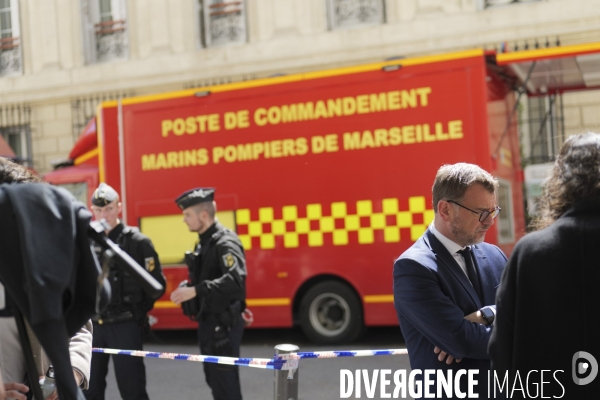 Marseille: Effondrement de la rue Tivoli