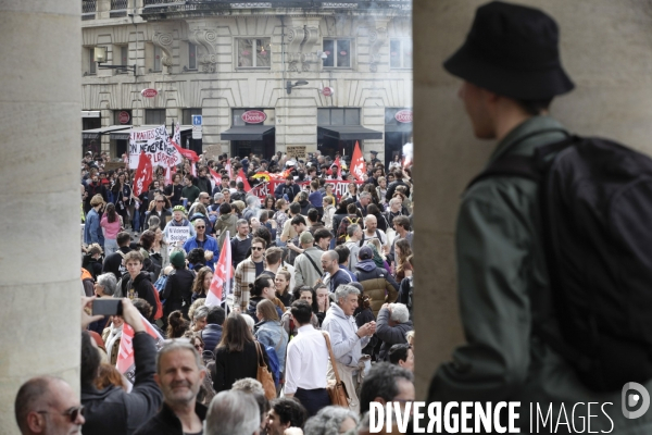 Bordeaux, 9 ème manifestation contre la réforme des retraites.