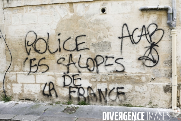 Bordeaux, 9 ème manifestation contre la réforme des retraites.