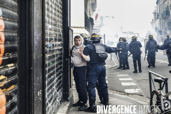 Bordeaux, 9 ème manifestation contre la réforme des retraites.