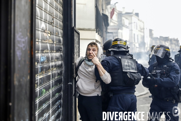 Bordeaux, 9 ème manifestation contre la réforme des retraites.