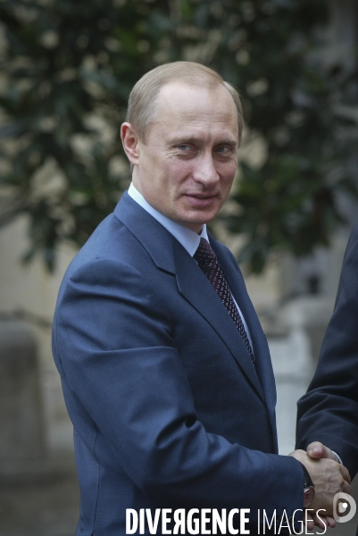 Visite d état de Vladimir Poutine à Paris.