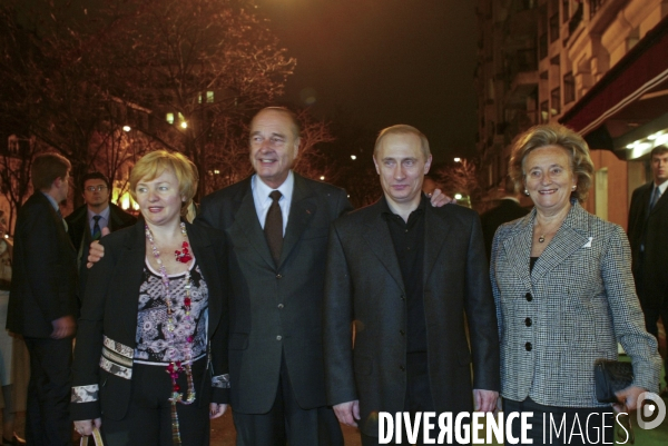 Visite d état de Vladimir Poutine à Paris.