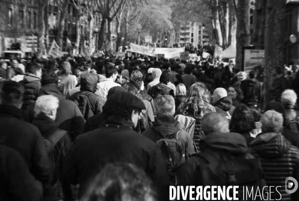 Toulouse : 12eme journee de mobilisation contre la reforme des retraites