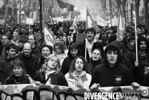 Toulouse : 12eme journee de mobilisation contre la reforme des retraites