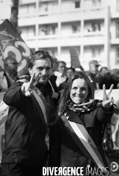 Toulouse : 12eme journee de mobilisation contre la reforme des retraites