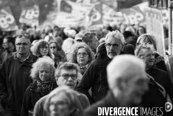 Toulouse : 12eme journee de mobilisation contre la reforme des retraites