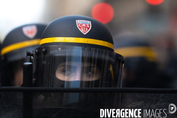 Manifestation contre la réforme des retraites.