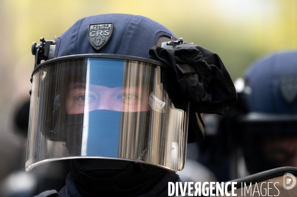 Manifestation contre la réforme des retraites.