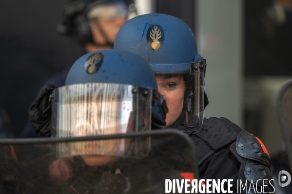 Manifestation contre la réforme des retraites.