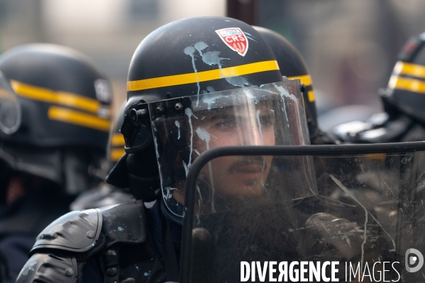 Manifestation contre la réforme des retraites.